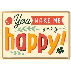 Nostalgic Μεταλλική κάρτα σε φάκελο Word Up You Make Me Happy