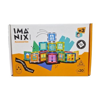 Imanix Μαγνητικό Παιχνίδι Κατασκευών - Παράθυρα σε διάφορα σχέδια 20 ?