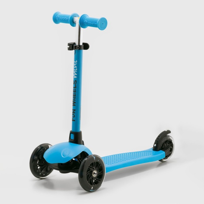 Fun Wheels παιδικό πατίνι με φωτειζόμενες ρόδες Mini iSporter M1 μπλε Fun Wheels παιδικό πατίνι με φωτειζόμενες ρόδες Mini iSporter M1 μπλε
