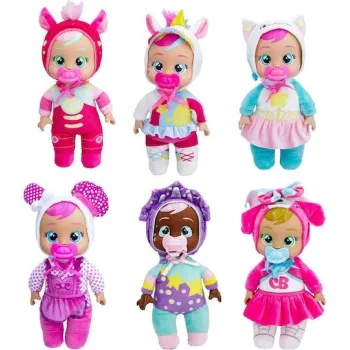 CRY BABIES TINY CUDDLES TALENT STARS ΔΙΑΔΡΑΣΤΙΚΗ ΚΟΥΚΛΑ ΠΟΥ ΚΛΑΕΙ ΜΕ ΑΛΗΘΙΝΑ ΔΑΚΡΥΑ (ΤΥΧΑΙΟ ΣΧΕΔΙΟ)