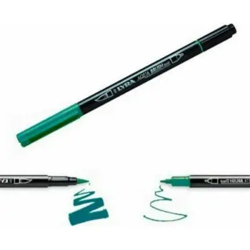 Μαρκαδόροι Lyra Aqua Brush Duo Viridian L6520061