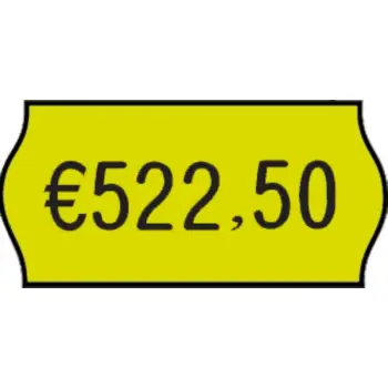 ΕΤΙΚΕΤΕΣ ΕΤΙΚΕΤΟΓΡΑΦΟΥ 26X12 ΟΒΑΛ ΚΙΤΡΙΝΕΣ ΦΩΣΦΟΡΟΥΧΕΣ