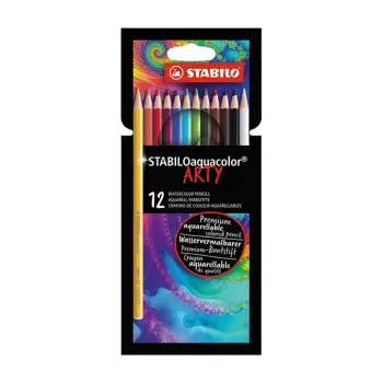 ΞΥΛΟΜΠΟΓΙΕΣ STABILO ARTY 1612 12τεμ AQUAREL