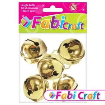 ΚΟΥΔΟΥΝΑΚΙΑ ΜΕΤΑΛΛΙΚΑ FABI 18mm 5τμχ.