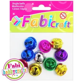 ΚΟΥΔΟΥΝΑΚΙΑ ΜΕΤΑΛΛΙΚΑ FABI ΧΡΩΜΑΤΙΣΤΑ 12mm 10 τμχ.