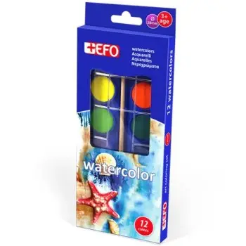 ΝΕΡΟΧΡΩΜΑΤΑ +EFO 12 ΧΡΩΜΑΤΑ