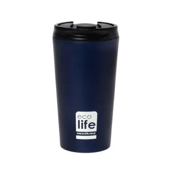 BLUE BLACK (MATTE) THERMOS COFFEE 370 ML