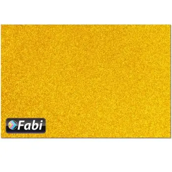 ΧΑΡΤΟΝΙ GLITTER FABI 50X70 ΕΚ ΧΡΥΣΟ