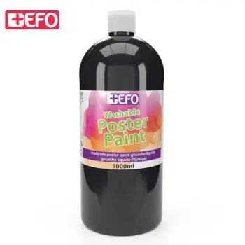 Τέμπερα +Efo 1000ml Μαύρο