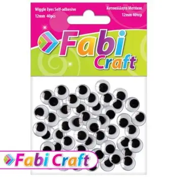 ΜΑΤΑΚΙΑ ΑΥΤΟΚΟΛΛΗΤΑ FABI 12MM 40 ΤΜΧ