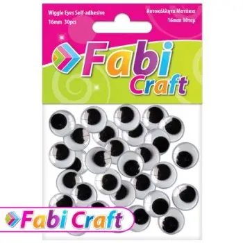 ΜΑΤΑΚΙΑ ΑΥΤΟΚΟΛΛΗΤΑ FABI 16MM 30ΤΜΧ