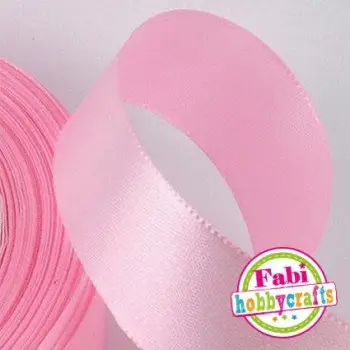 Κορδέλα Fabi Σατέν 15mm x 50y Ροζ