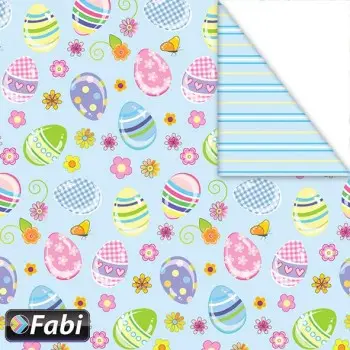 Χαρτόνι Fabi 50x70εκ Πάσχα Joy Eggs Blue 1455050