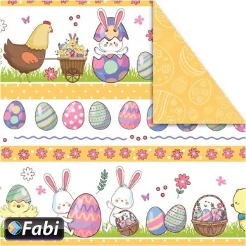 Χαρτόνι Fabi 50x70εκ Πάσχα Easter Day Line 1455105