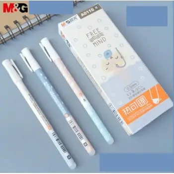 M&G ΣΤΥΛΟ GEL 0.5MM ΜΕ ΜΠΛΕ ΜΕΛΑΝΙ FICTION FREE MIND