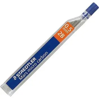 STAEDTLER 12 ΜΥΤΕΣ ΜΟΛΥΒΙΟΥ MARS MICRO CARBON ΠΑΧΟΥΣ 0.5ΜΜ ΤΥΠΟΥ 2Β