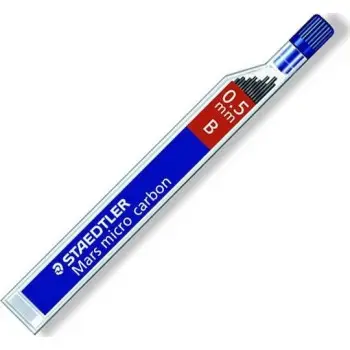 STAEDTLER 12 ΜΥΤΕΣ ΜΟΛΥΒΙΟΥ MARS MICRO CARBON ΠΑΧΟΥΣ 0.5ΜΜ ΤΥΠΟΥ B