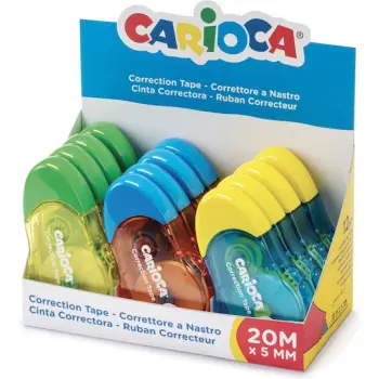 Carioca Διορθωτική Ταινία (Διάφορα Χρώματα) 1τμχ
