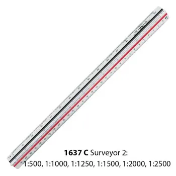 ΚΛΙΜΑΚΟΜΕΤΡΑ M+R 1637 C ΛΕΥΚΑ 1:1000