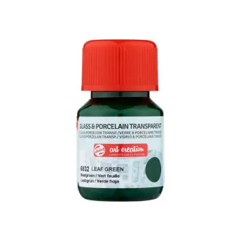 Royal Talens Art Creation Glass & Porcelain Transparent Υγρό Χρώμα Χειροτεχνίας Πράσινο για Πορσελάνη και Γυαλί 3023 30ml