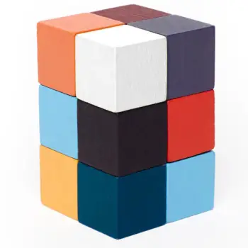 Elasti Cube Kikkerland 3D ξύλινο παζλ GG165