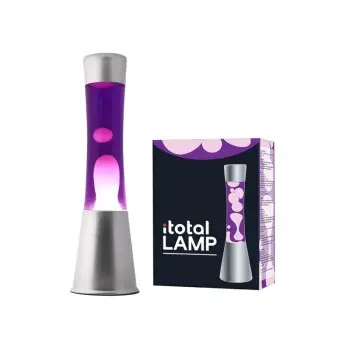ΛΑΜΠΑ i-TOTAL XL1792 LAVA PURPLE-WHITE LAMP H40cm