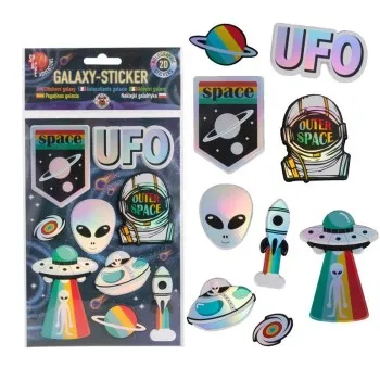 ΑΥΤΟΚΟΛΛΗΤΑ TREND 961853 SPACE HOLOGRAPHY set9