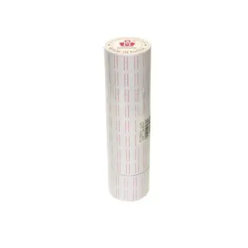 Spadi Ετικέτες Ετικετογράφου 22x12mm Με Κόκκινη Ρίγα 0.64.019 10τμχ