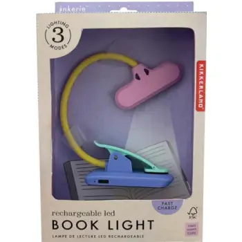Επαναφορτιζόμενο φωτιστικό βιβλίου LED