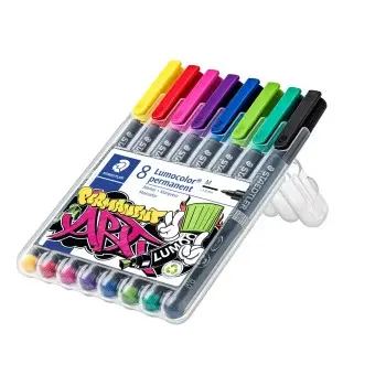 STAEDTLER LUMOCOLOR ΣΕΤ 8 ΑΝΕΞΙΤΗΛΟΙ ΜΑΡΚΑΔΟΡΟΙ 317 WP8
