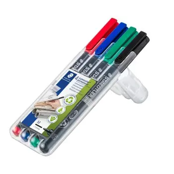STAEDTLER LUMOCOLOR ΣΕΤ 4 ΤΕΜΑΧΙΑ ΑΝΕΞΙΤΗΛΟΙ ΜΑΡΚΑΔΟΡΟΙ M 317 WP4