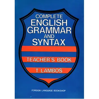 COMPLETE ENGLISH GRAMMAR & SYNTAX TCHR'S