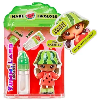 YUMMILAND LIPGLOSS DOLL- MAYA WATERMELON