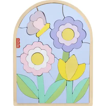 FISHER-PRICE - ΞΥΛΙΝΟ ΠΑΖΛ : ΛΟΥΛΟΥΔΙΑ 38 ΤΜΧ- HXT97