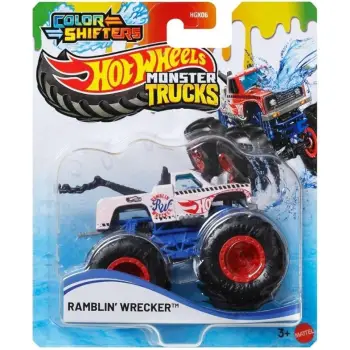 HOT WHEELS - ΧΡΩΜΟΚΕΡΑΥΝΟΙ MONSTER TRUCKS: RAMBLIN WRECKER™ - JCH05