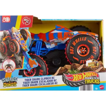 HOT WHEELS MONSTER TRUCKS - TIGER SHARK ΠΟΥ ΣΚΑΡΦΑΛΩΝΕΙ 1:15 -JFR39 - ΔΙΑΦ. 2025