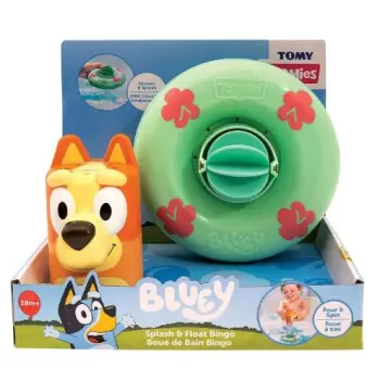 TOMY TOOMIES ΠΑΙΧΝΙΔΙ ΜΠΑΝΙΟΥ BLUEY: ΣΩΣΙΒΙΟ & ΦΙΓΟΥΡΑ BINGO