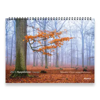 ΗΜΕΡ. ΤΟΙΧΟΥ 2023, 33Χ24 ΕΚ.- ΕΛΛΑΔΑ ΜΗΝΙΑΙΟ ΠΛΑΝΟ