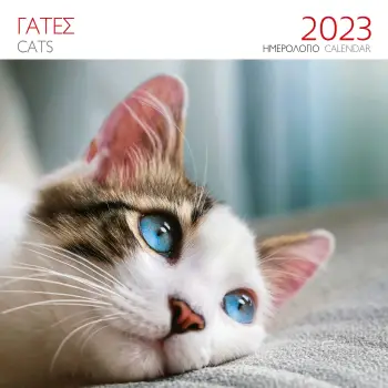 ΕΠΙΤΟΙΧΙΟ ΗΜΕΡΟΛΟΓΙΟ 2023 ΓΑΤΑ (30X30 ΕΚ. )