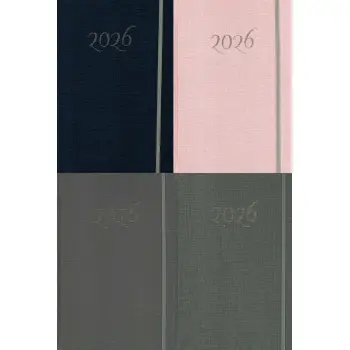 ΗΜΕΡΟΛΟΓΙΟ ΗΜΕΡΗΣΙΟ EURO ΣΚΛΗΡΟ ΜΕ ΛΑΣΤΙΧΟ 12,5Χ17,5 2026