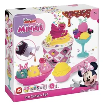 ΣΕΤ ΠΛΑΣΤΕΛΙΝΗΣ ΦΤΙΑΧΝΩ ΠΑΓΩΤΟ ΜΕ ΣΙΡΟΠΙ & SPRINKLES MINNIE
