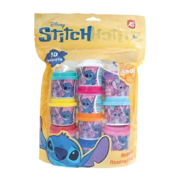 ΣΕΤ ΠΛΑΣΤΕΛΙΝΗ ΣΕ ΣΑΚΟΥΛΑΚΙ STITCH ΜΕ 10 ΒΑΖΑΚΙΑ & ΚΑΛΟΥΠΙΑ
