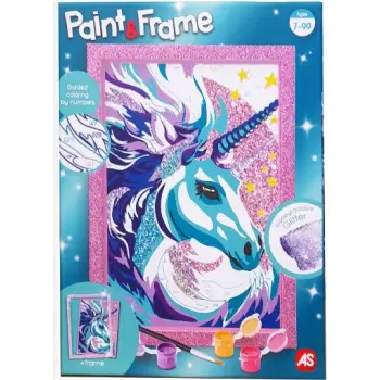 PAINT & FRAME: FAIRYTALE UNICORN