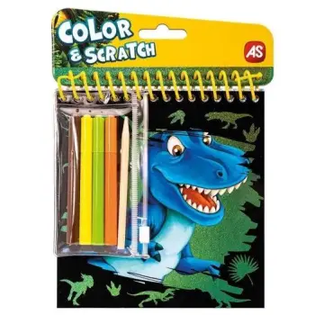 ΣΕΤ ΖΩΓΡΑΦΙΚΗΣ POCKET ΔΕΙΝΟΣΑΥΡΟΙ COLOR & SCRATCH