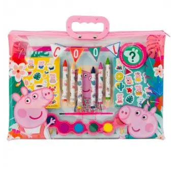 ΣΕΤ ΖΩΓΡΑΦΙΚΗΣ ΔΙΑΦΑΝΗ ΤΣΑΝΤΑ PEPPA PIG