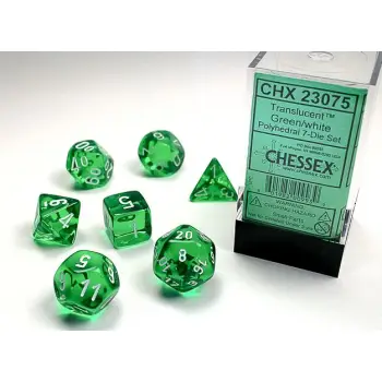 ΣΕΤ 7 ΠΟΛΥΕΔΡΑ ΔΙΑΦΑΝΑ ΖΑΡΙΑ - GREEN/WHITE - CSX23075