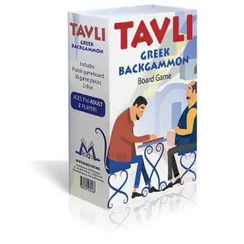 TAVLI - GREEK BACKGAMMON BOARD GAME
