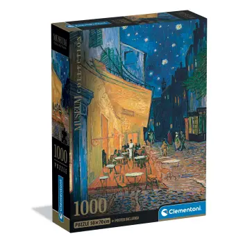 ΠΑΖΛ 1000 MUSEUM VAN GOGH - ΚΑΦΕ ΤΗ ΝΥΧΤΑ COMPACT BOX