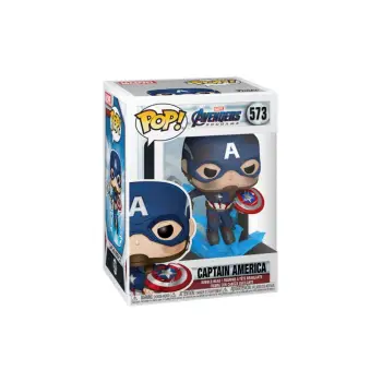 Marvel: Avengers Endgame – Captain America With Broken Shield & Mjolnir #573 Bobble-Head Vinyl Figur