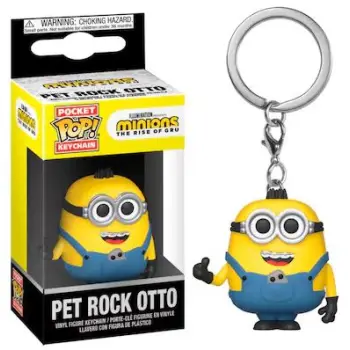 Funko Pocket Pop!: Minions The Rise Of Gru - Pet Rock Otto Vinyl Figure Keychain